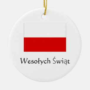 Joyeux Noël Ornement polonais
