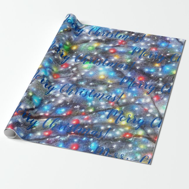 Joyeux Noël! papier cadeau (Déroulé)