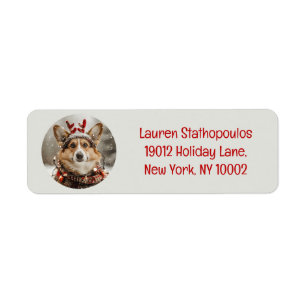 Joyeux Noël Pembroke Welsh Corgi Chien