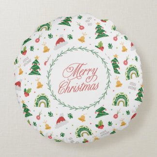Joyeux Noël Père Noël Carré Coussin