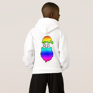 Joyeux Noël Père Noël Rainbow Sweat - shirt à capu
