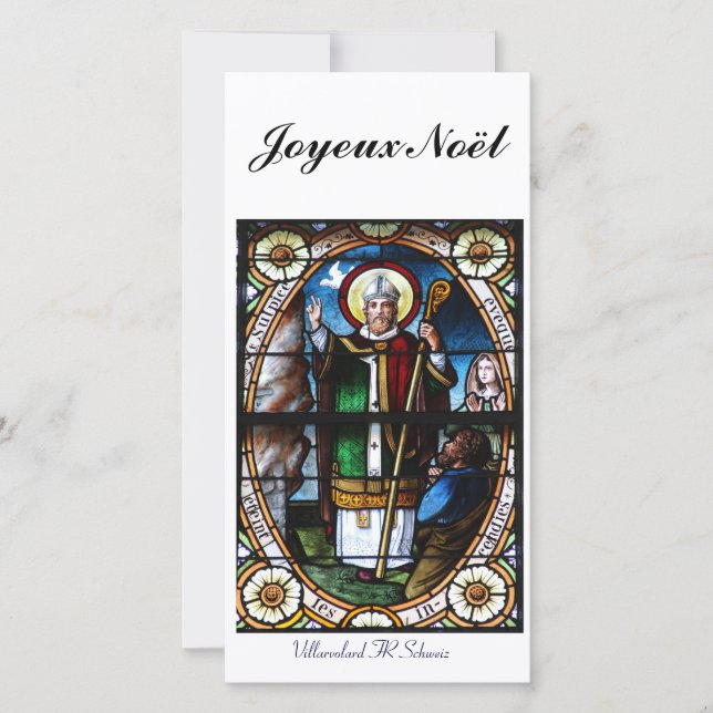 Joyeux Noël photo card (Front)