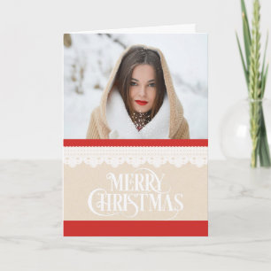 Joyeux Noël Photo Carte de Noël