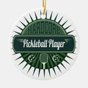 Joyeux Noël Pickleball Player Arbre Ornement