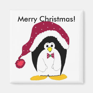 Joyeux Noël Pingouin - aimant