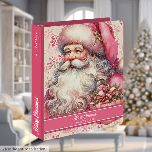 Joyeux Noël Pinkmas Classeur de recettes personnal