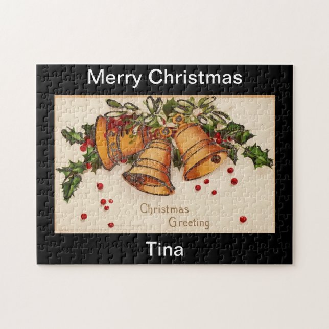 Joyeux Noël Puzzle Design (Horizontal)