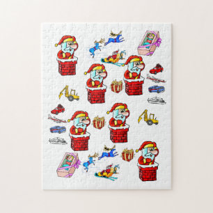 Joyeux Noël Puzzle Joyeux Noël Père Noël Jouets