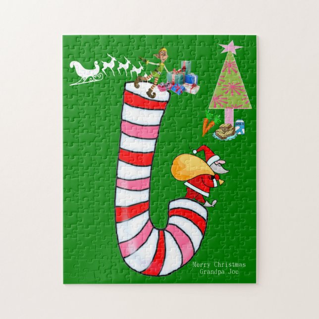 Joyeux Noël Puzzle Joyeux Noël Père Noël Jouets (Vertical)