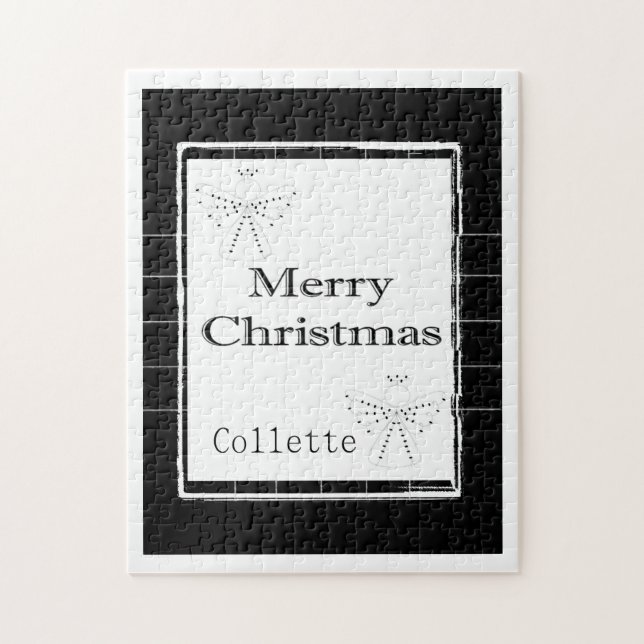 Joyeux Noël Puzzle Joyeux Noël Père Noël Jouets (Vertical)