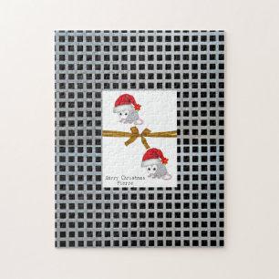 Joyeux Noël Puzzle Noël Opossum