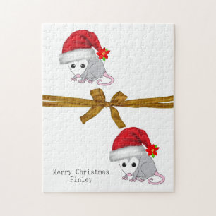 Joyeux Noël Puzzle Noël Opossum
