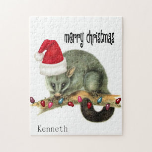 Joyeux Noël Puzzle Noël Possum