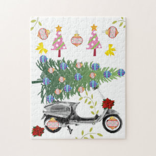 Joyeux Noël Puzzle Noël Retro