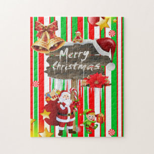 Joyeux Noël Puzzle Père Noël