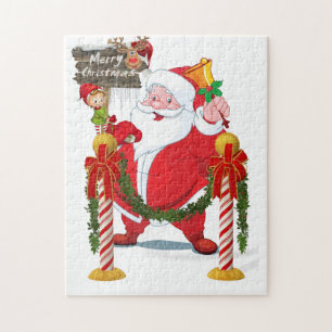Joyeux Noël Puzzle Père Noël