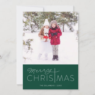 Joyeux Noël religieux Cartes photos de vacances