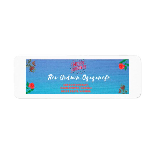 Joyeux Noël Retourner l'adresse Labo (Devant)