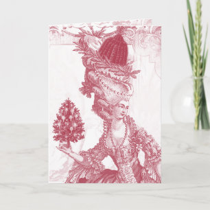 Joyeux Noel (rouge) Merry Christmas Holiday Card