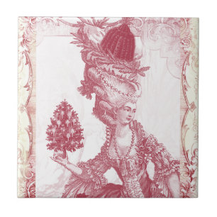 Joyeux Noel (rouge) Tile