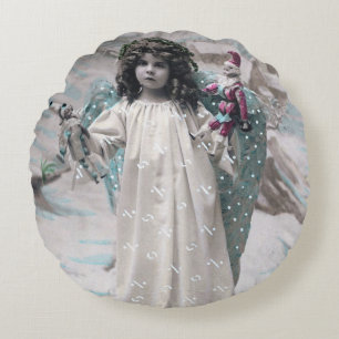 Joyeux Noel  Round Pillow