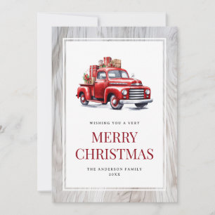 Joyeux Noël Rustique Cadeaux Vieux Cartes de Camio