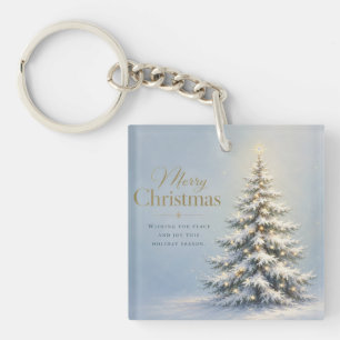 Joyeux Noël Sapin enneigé