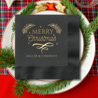 Joyeux Noël Script Entreprise Nom personnalisé