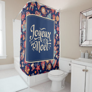 Joyeux Noel Shower Curtain