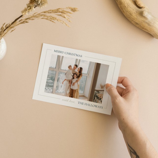 Joyeux Noël Simple moderne Carte photo de vacances (Créateur téléchargé)