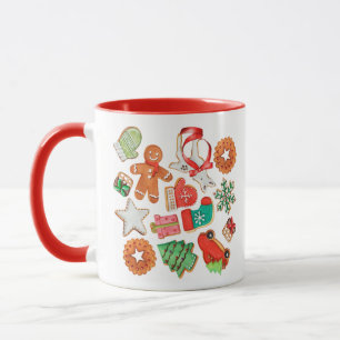Joyeux Noël Sucre Cookie Nom personnalisable Mug