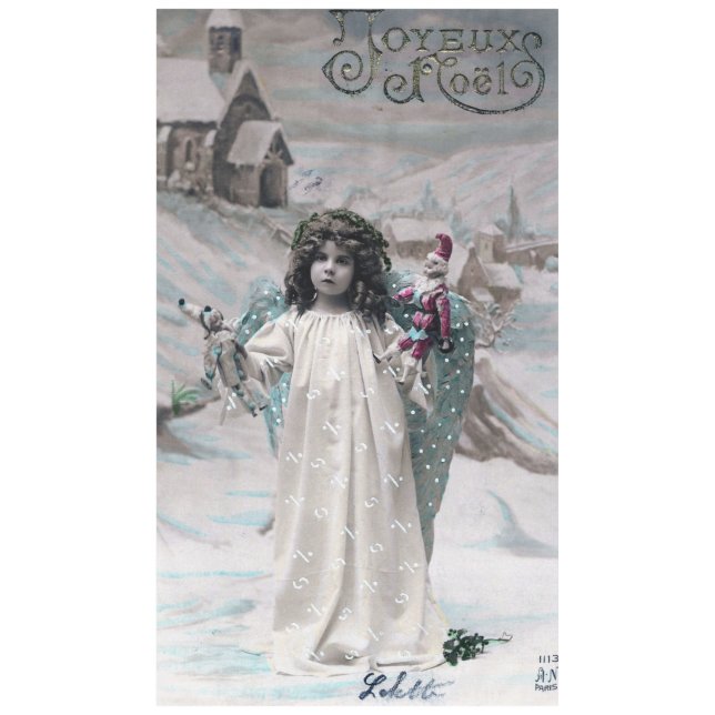 Joyeux Noel  Tablecloth (Front)