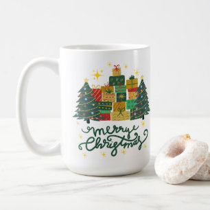 Joyeux Noël Toute tasse de café 15oz