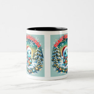 Joyeux Noël Turtle Salutation Mug