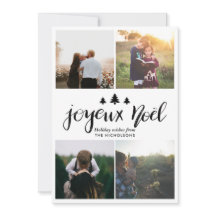 Joyeux Noel Typography | Four Holiday Photo