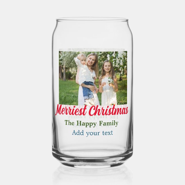 Joyeux Noël vacances ajouter nom de famille (Recto)