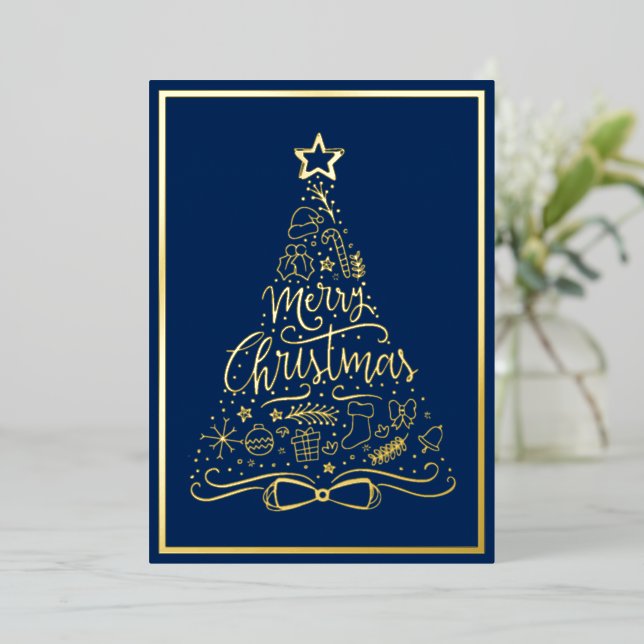 Joyeux Noël Vacances Xmas Arbre Vos Mots (Debout devant)