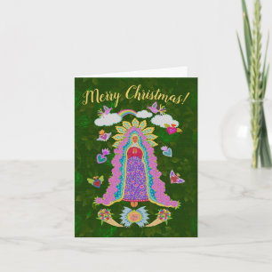 Joyeux Noël Vert Notre Dame de Guadalupe