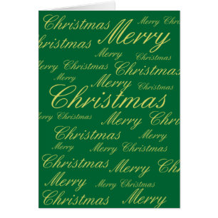 Joyeux Noël Vert or