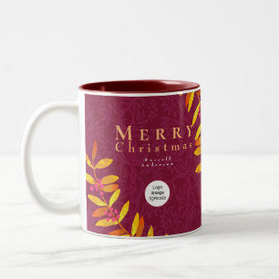 Joyeux Noël Vin Rouge Business Mug