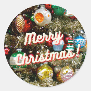 Joyeux Noël vintage ! Autocollant