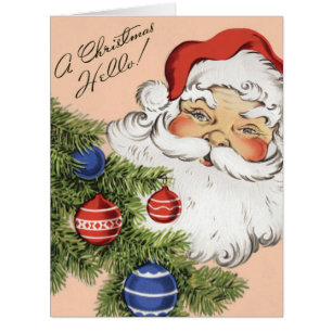 Joyeux Noël vintage ! Santa Claus jovial