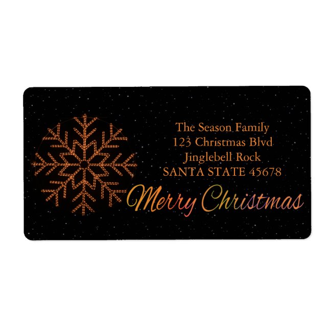 Joyeux Noël x mas cristal lumière (Devant)