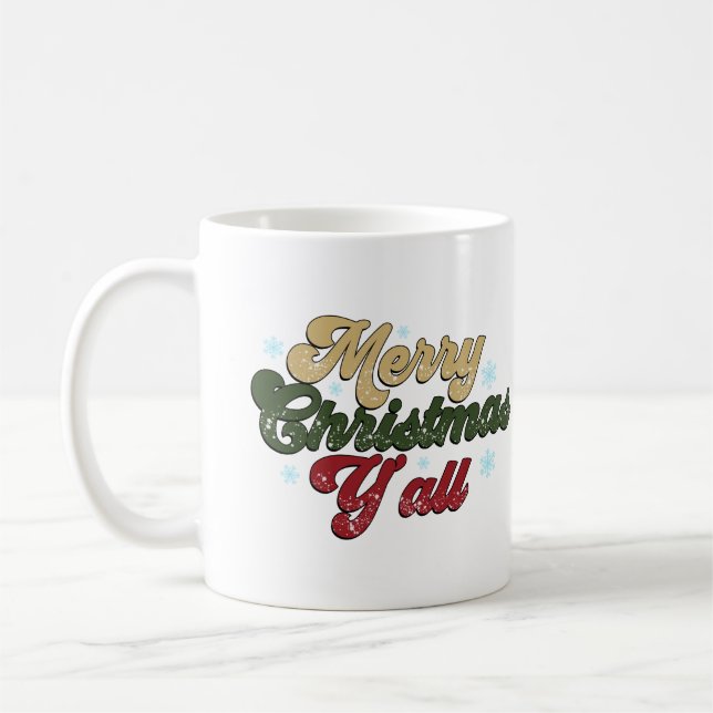 Joyeux Noël Y' All Mugs (Gauche)