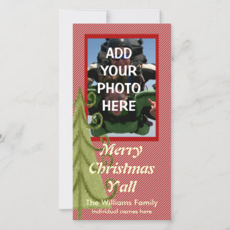 Joyeux Noël Y'all Carte photo