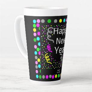 Joyeux Nouvel An Salutations Grand Latte Mug