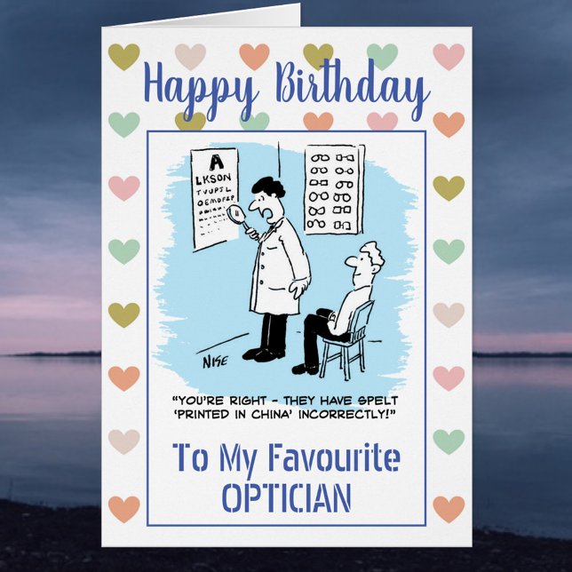 Joyeux Opticien d'anniversaire (Créateur téléchargé)
