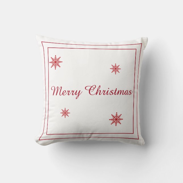 Joyeux oreiller à jetons de Noël (Recto)