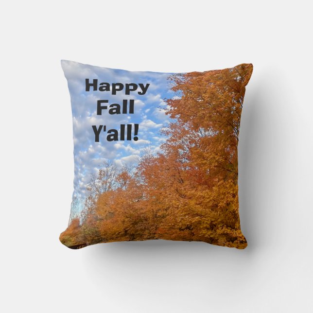Joyeux Oreiller de l'automne Y'all (Recto)