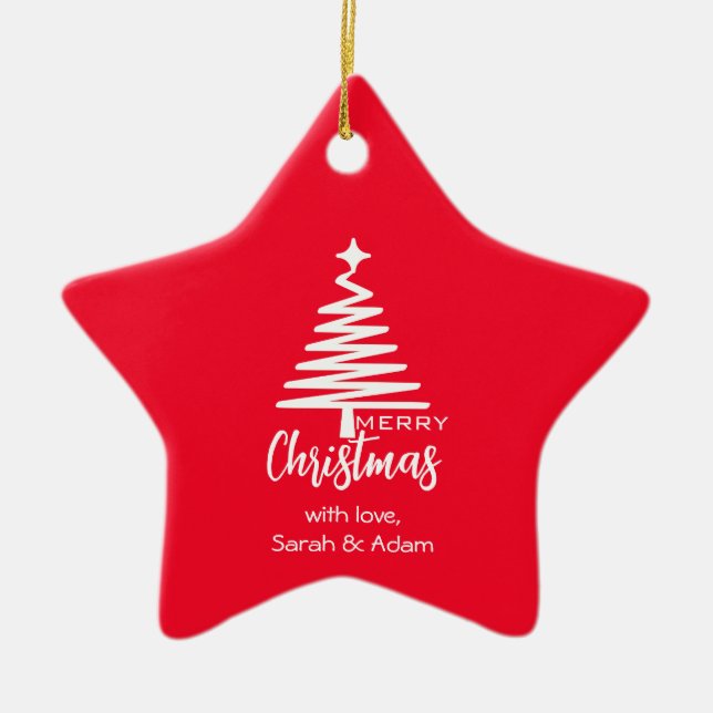 Joyeux ornement de Noël à personnaliser (Devant)